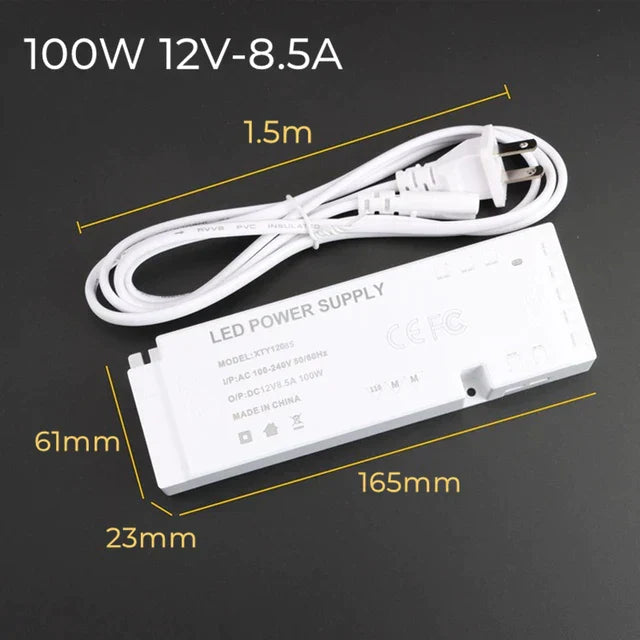™ LED Cabinet Bar Lamp for 8mm Glass Panel Bookshelf Strip Light