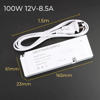 ™ LED Cabinet Bar Lamp for 8mm Glass Panel Bookshelf Strip Light