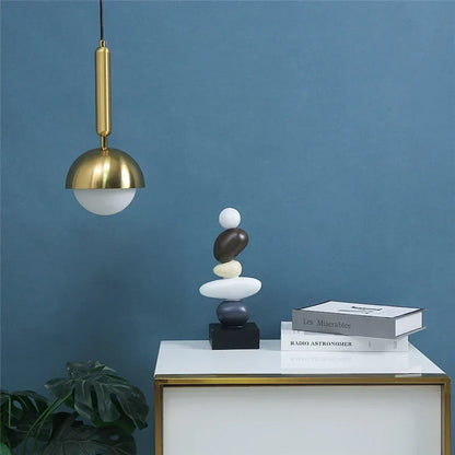 DecorBites™ Glass Ball LED Pendant Chandelier for Home Decor and Modern Lighting