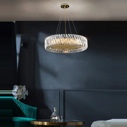 DecorBites™ Gold LED Chandelier 2025 New Trend for Living Room