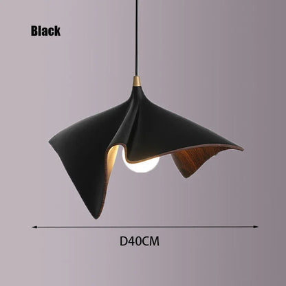 DecorBites™ Black Resin LED Pendant Chandeliers for Bedroom & Living Room