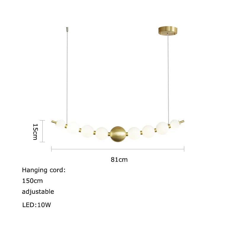 DecorBites™ LED Chandelier Necklace Lighting for Dinning Room
