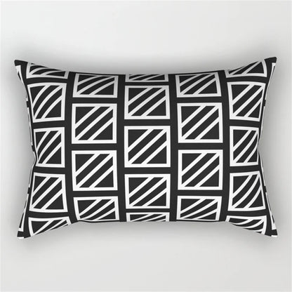 DecorBites™ Geometric Wave Line Waist Pillowcase Set