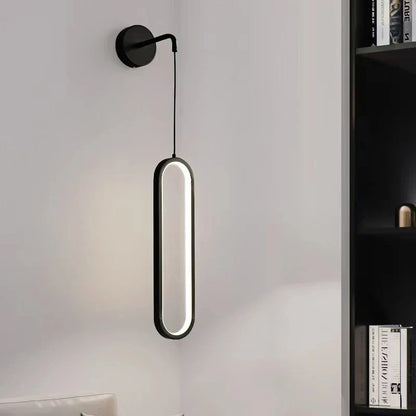 DecorBites™ Black Ring LED Wall Lamp - Modern Nordic Style Indoor Light Fixture