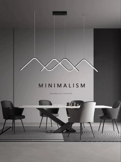 DecorBites™ Geometric LED Pendant Lights Modern Minimalist Chandelier Lighting