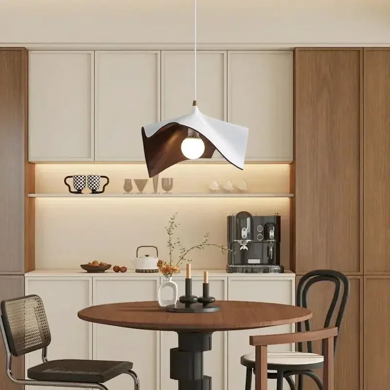 DecorBites™ Black Resin LED Chandelier Pendant Light for Living Room and Bedroom