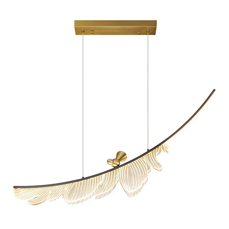 DecorBites™ Italian Copper Chandelier: Modern, Luxury, Light Guide Design for Restaurant and Bar
