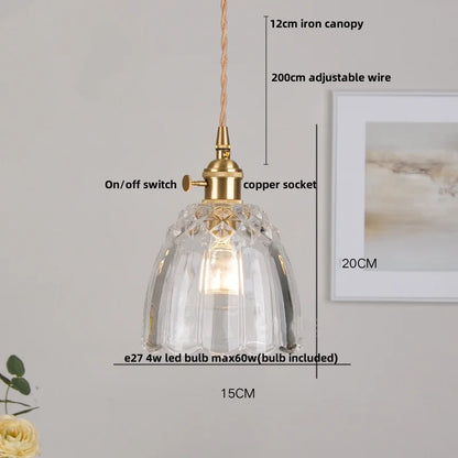 DecorBites™ Glass Knob LED Pendant Lamp for Living Room, Restaurant, Coffee - Nordic Modern Design