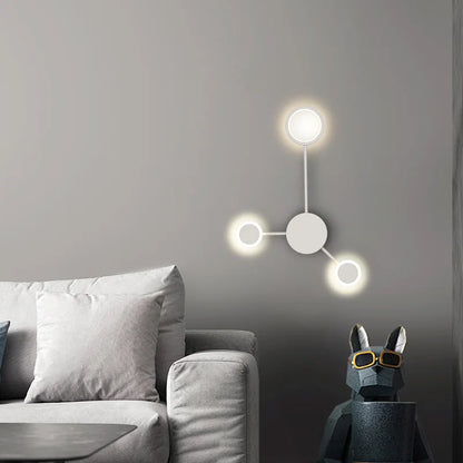 DecorBites™ Black Gold LED Wall Lamp for Indoor Bedroom Living Room Stairs Bar