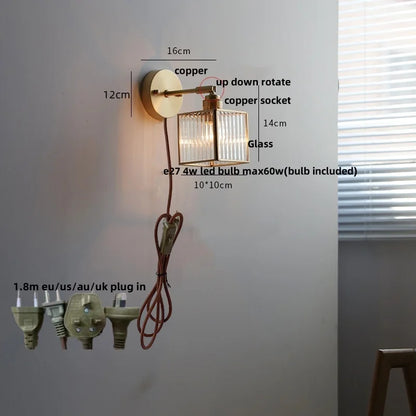 DecorBites™ LED Wall Sconce Modern Nordic Design with Pull Chain Switch