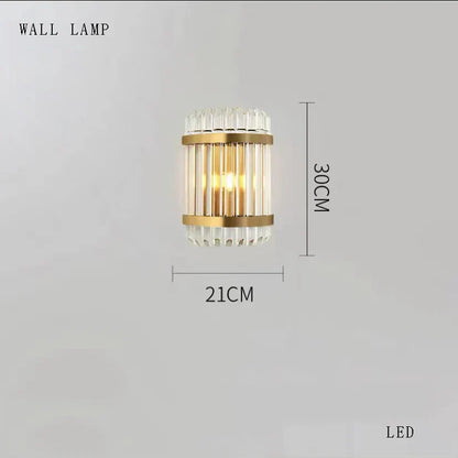 DecorBites™ Gold Crystal LED Multi-layer Pendant Lights for Living Room Bedroom Decoration