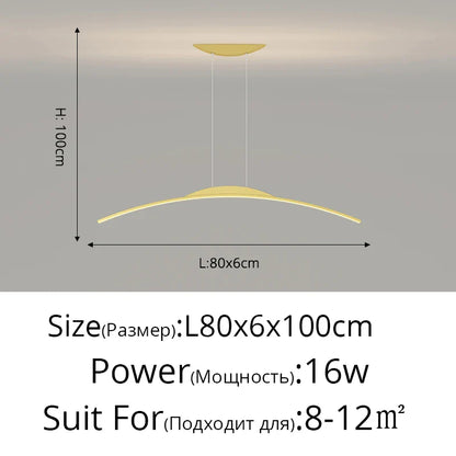 DecorBites™ LED Pendant Lamp - Minimalist Hanging Light for Dining Room & Home Decor