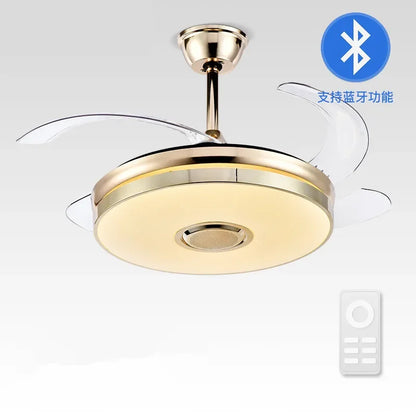 DecorBites™ Luminous Light Ceiling Fan with Bluetooth Speaker Remote Control