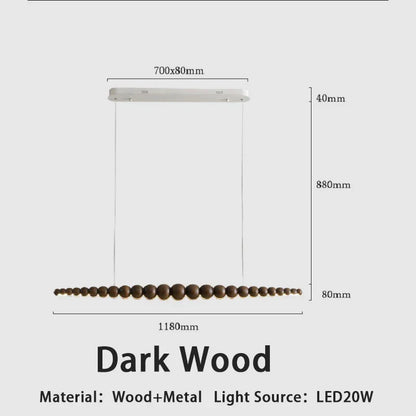 DecorBites™ LED Linear Pendant Lights for Kitchen Dining Living Room Office