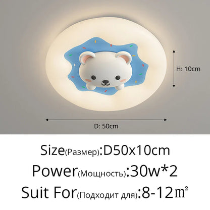 DecorBites™ Kids Room Chandelier Remote Dimable Ceiling Lights
