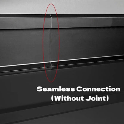 DecorBites™ LED Skirting Line Aluminum Profile for Stylish Backlighting, Stair Lighting & Wall Trim