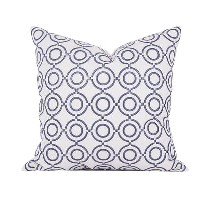 DecorBites™ Geometric Embroidered Noble Cushion Covers for Living Room Sofa
