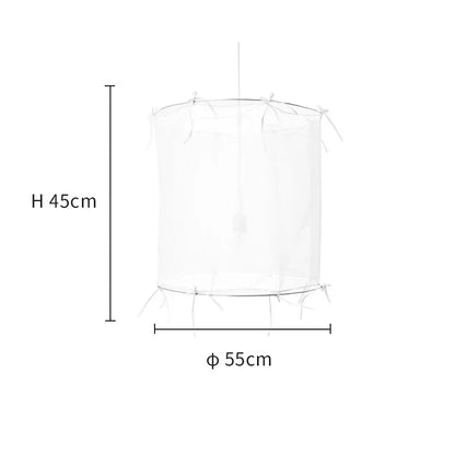 DecorBites™ Linen Cloth Pendant Light: Elegant Bohemian Fabric Chandelier for Home, Restaurant, Hotel