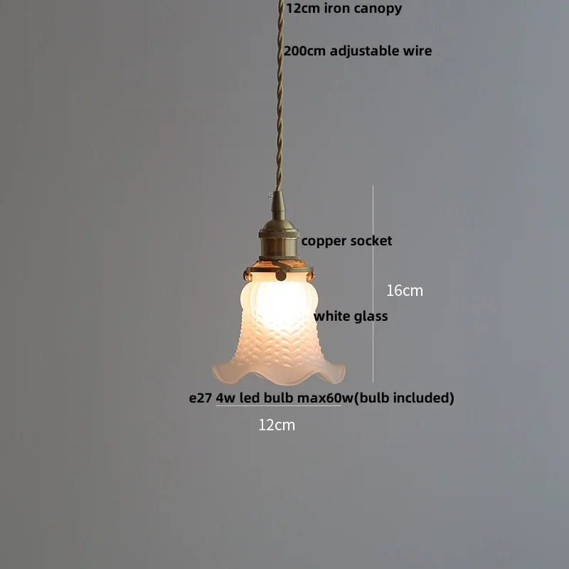 DecorBites™ Ceramic Walnut Pendant Light with LED, Adjustable Hanging Lamp