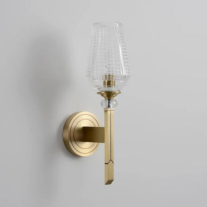 DecorBites™ Crystal Copper Wall Lamp for Luxe Home Decor