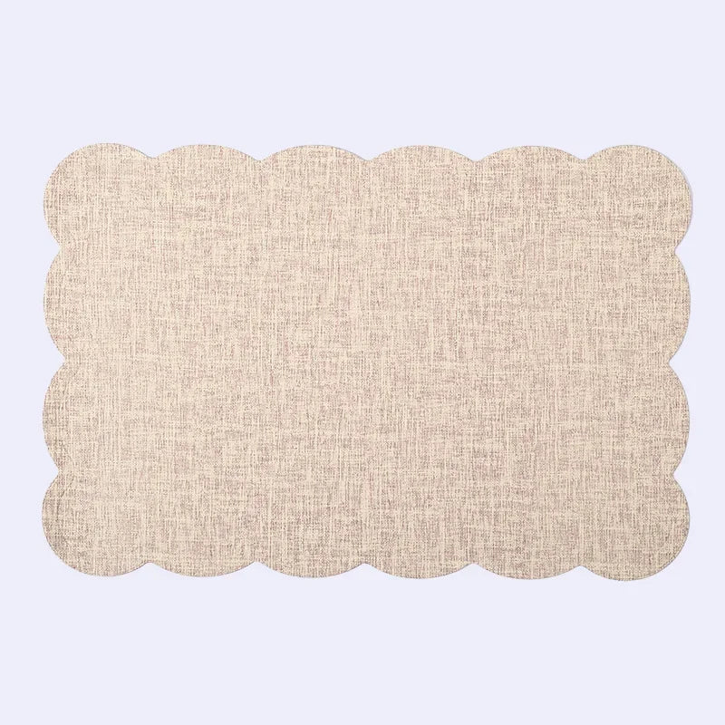 DecorBites™ Christmas Decor Placemat & Coaster Set for Elegant Home Dining Experience