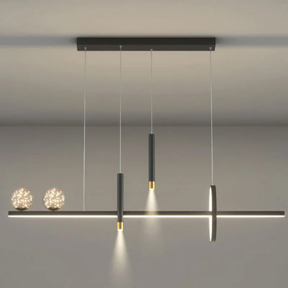 DecorBites™ Black Gold Pendant Lamp | Modern Indoor Light for Dining Room & Kitchen