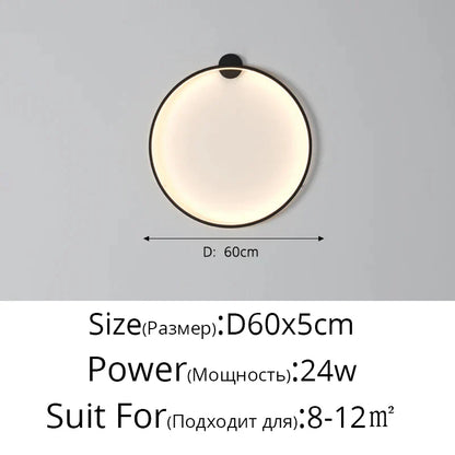 DecorBites™ Elegant Round Wall Sconces for Home Indoor Lighting