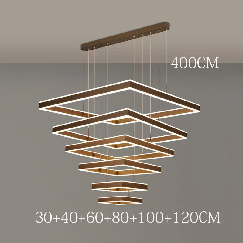 DecorBites™ LED Chandeliers Pendant Light Lamps for Living & Dining Room
