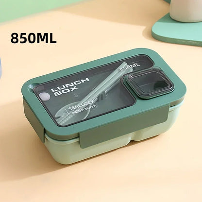 DecorBites™ Bento Box Set with Tableware | Leakproof Microwave Food Container