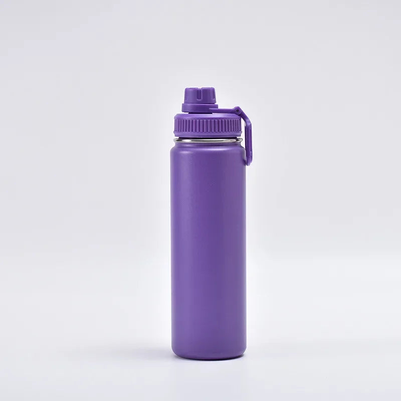 DecorBites™ 750ml Stainless Steel Insulated Sports Water Bottle Vacuum Thermos