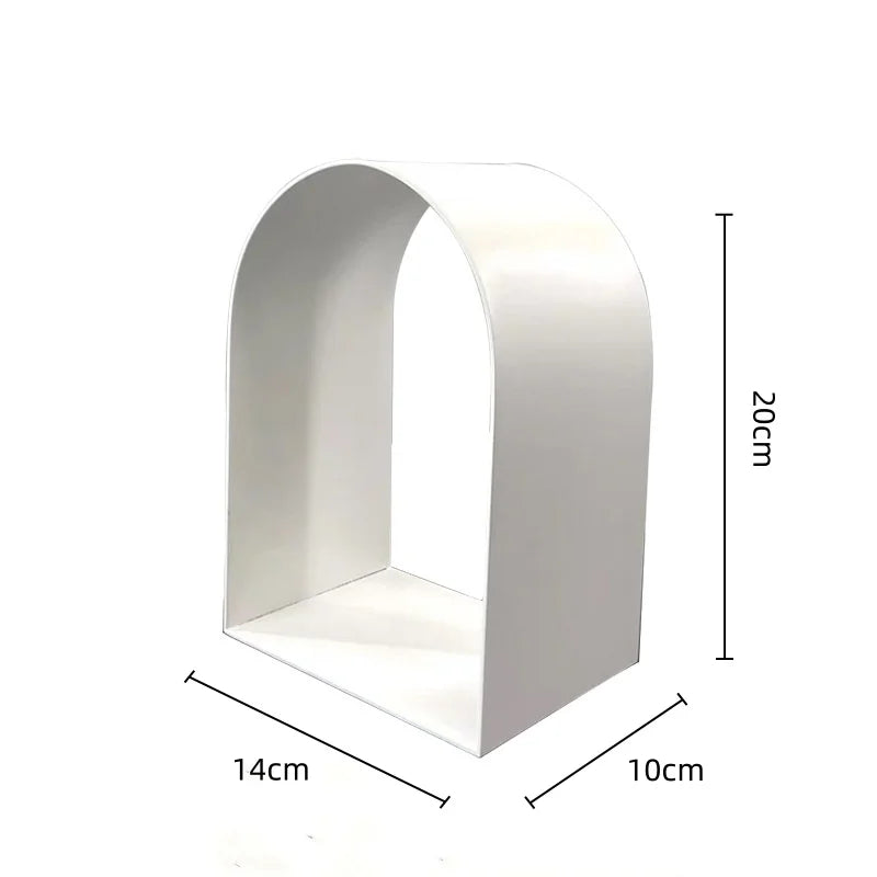 DecorBites™ Golden Arches Metal Sculpture Room Decoration Geometric Handicraft Figurine
