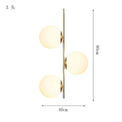 DecorBites™ Glass Ball LED Pendant Light for Modern Living Spaces