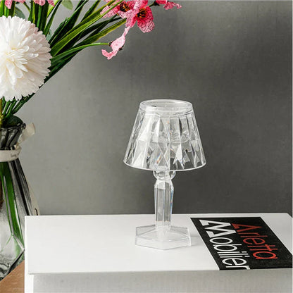 DecorBites™ Crystal Diamond LED Night Light Table Lamp for Bedroom Reading