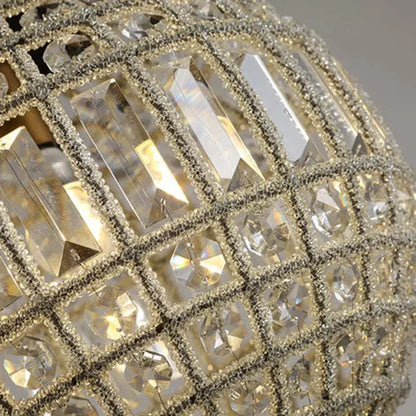 DecorBites™ Luxe Crystal Chandelier for Living Room Bedroom - Mid Century Modern Elegance