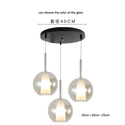 DecorBites™ Designer Glass Chandelier Pendant Light for Dining Room Kitchen Loft Home Decor