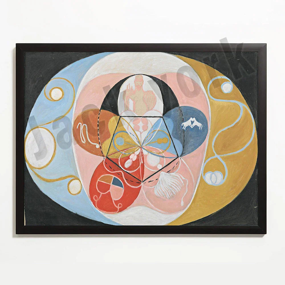 DecorBites™ Abstract Art Canvas Wall Print Modular Exhibition for Home Decor