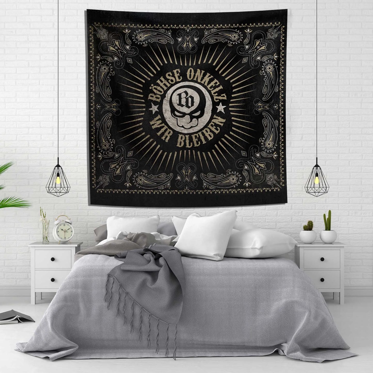 DecorBites™ Bohse Onkelzs German Rock Band Tapestry Flag Wall Decoration