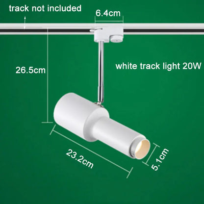 DecorBites™ Adjustable Focus LED Track Lights for Commercial Spaces