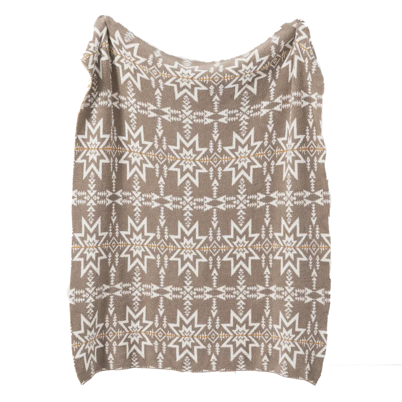 DecorBites™ Bohemian Flower Knitted Throw Blanket