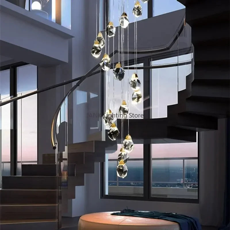 DecorBites™ Crystal Chandelier Pendant Lights for Elegant Home Decor