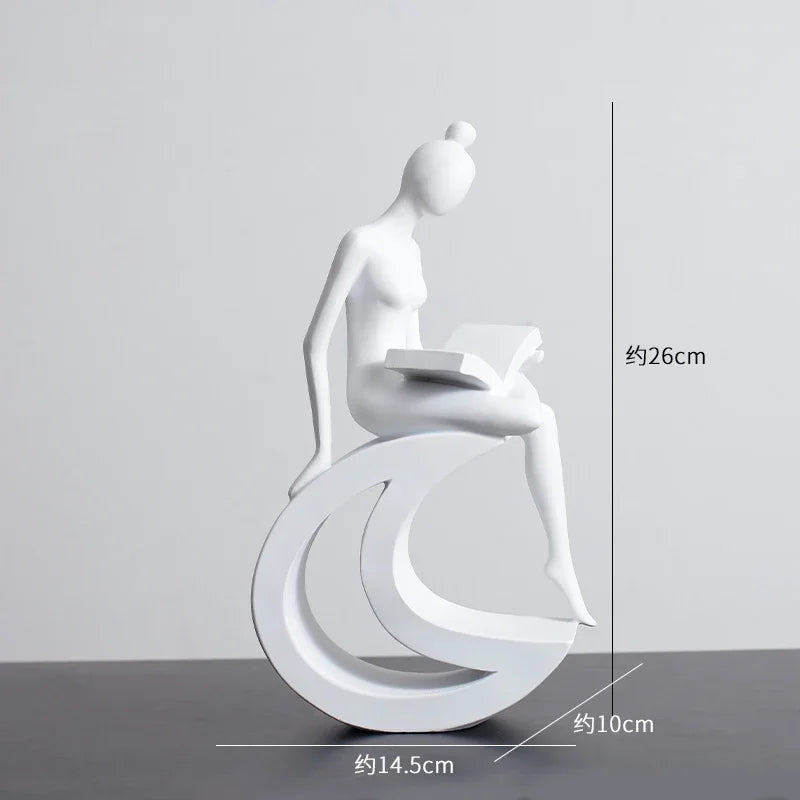 Abstract Figures Sculpture Modern Minimalism Decor Room Crafts DecorBites™ Aesthetics