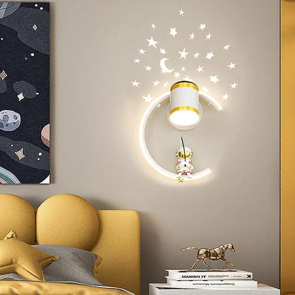 DecorBites™ Astronaut Cartoon LED Wall Lamp for Modern Home Decor