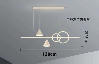 DecorBites™ Black Nordic Designer Dining Pendant Lamp: Stylish Lighting for Home Decor