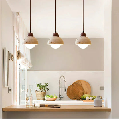DecorBites™ Cave Stone Pendant Light Ceiling Hanging Lamp for Bedroom and Dining Room