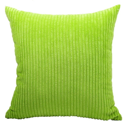 DecorBites™ Corduroy Pillow Cover: Striped Cushion for Sofa Bed - Nordic Home Decor