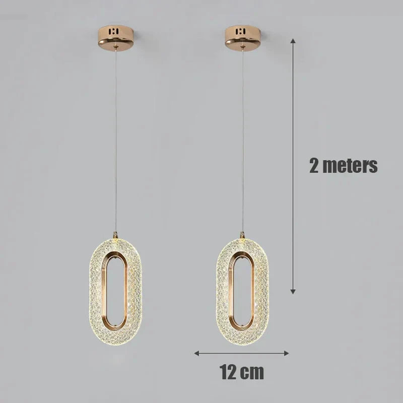 DecorBites™ LED Pendant Chandelier for Dining Room Restaurant Bar Art Decor Lamps