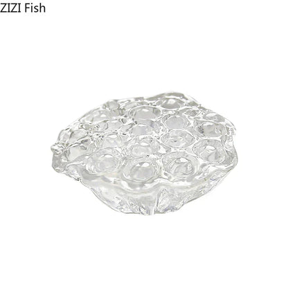 DecorBites™ Lotus Seedpod Resin Sculpture: Modern Desk Decor & Aesthetic Artwork