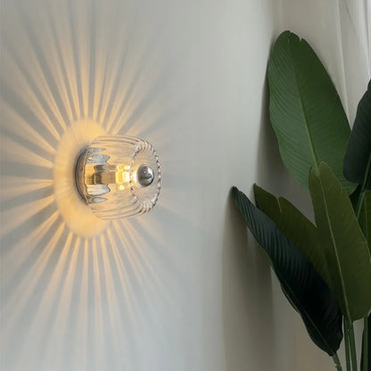 DecorBites™ Bauhaus Glass E14 Wall Lamp for Living Room, Hallway, Stair Ceiling