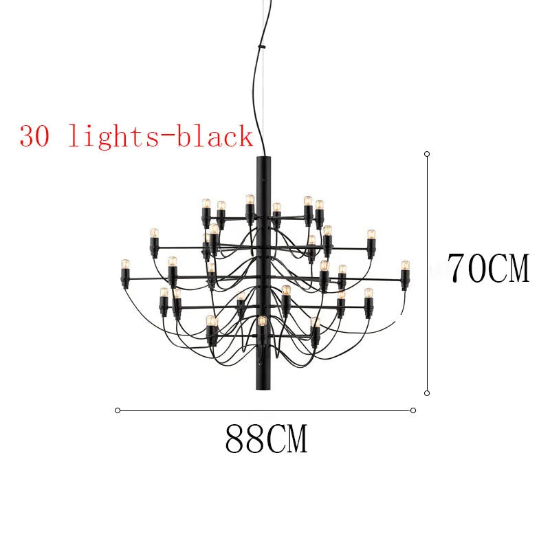 ™ LED Candle Chandelier: Elegant Italian Design Pendant Light for Home Decor