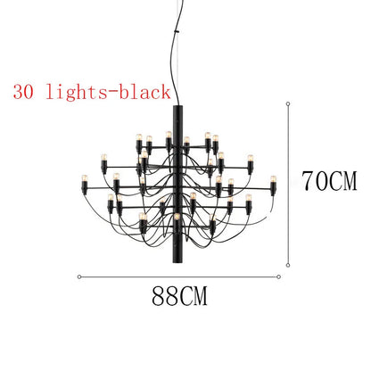 ™ LED Candle Chandelier: Elegant Italian Design Pendant Light for Home Decor